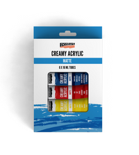 Creamy acrylic paint matte set colors 16 ml tube