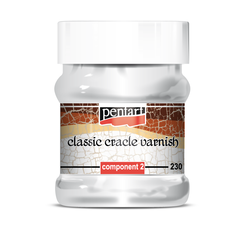 Pentart Krakelee-Lack klassisch, 2-Komponenten, 230 ml Set