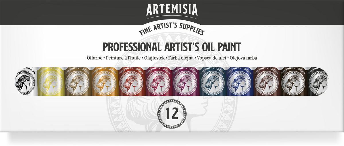 Artemisia Ölfarben-Set 20 ml – 12 x