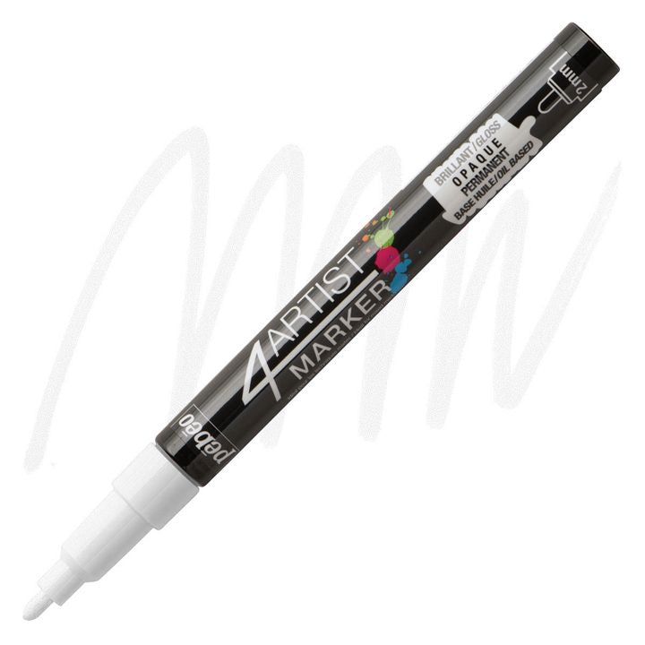 4ARTIST MARKER Pébéo auf Ölbasis 2 mm | verschiedene Farbtöne | weiß