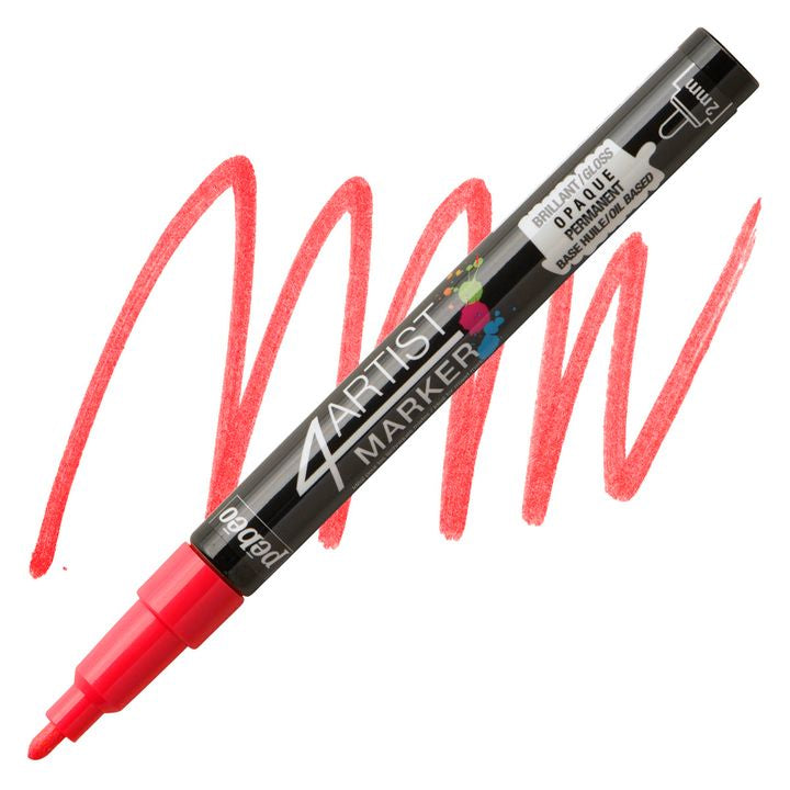 4ARTIST MARKER Pébéo auf Ölbasis 2 mm | verschiedene Farbtöne | rot