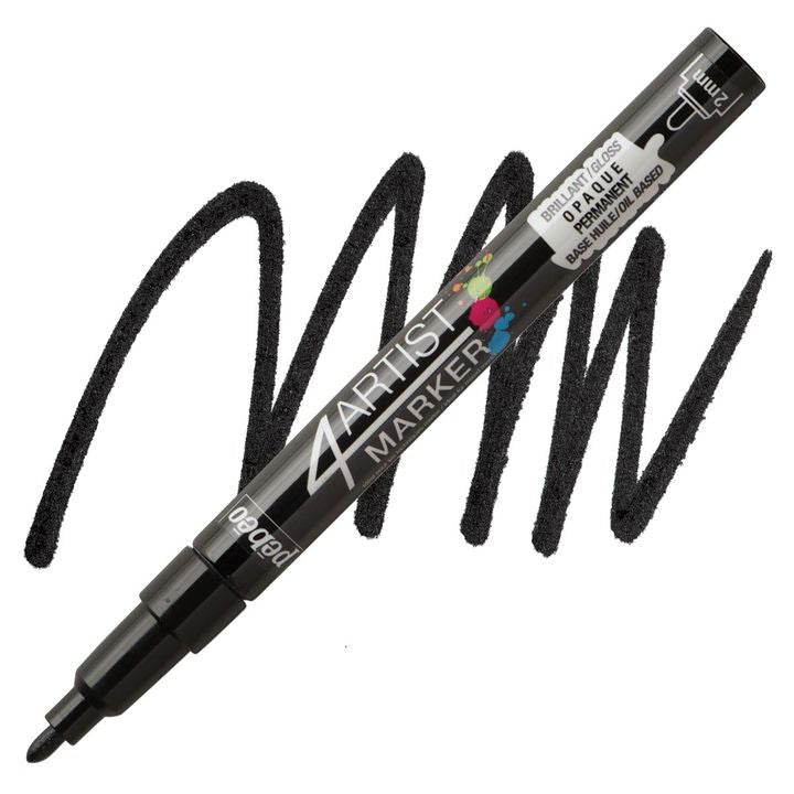 4ARTIST MARKER Pébéo auf Ölbasis 4 mm – schwarz