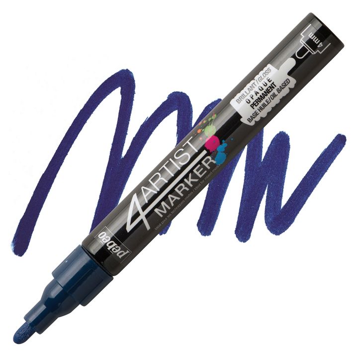 4ARTIST MARKER Pébéo auf Ölbasis 4 mm – sattes Blau