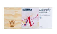 Schmincke Calligraphy Gouache Holzkasten-Set, 12 x 20 ml