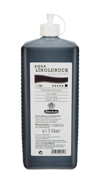 Schmincke aqua-LINOPRINT Linoldruckfarbe 1 l Ivory black