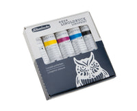 Schmincke aqua-LINOPRINT Linoldruckfarben-Set, 5 x 20 ml