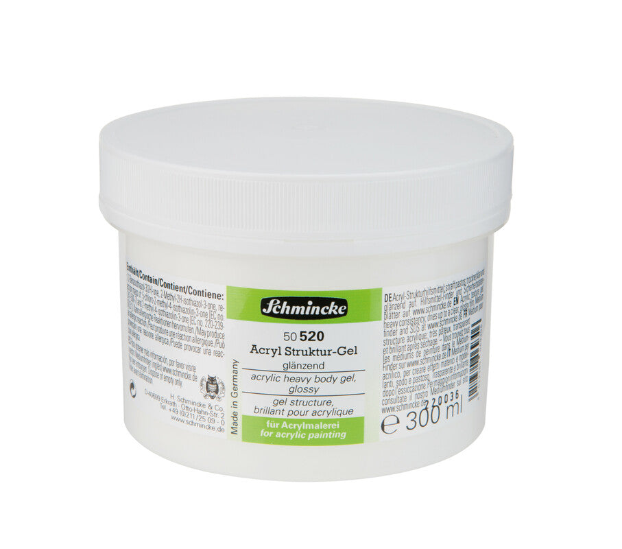 Schmincke Heavy body gel, glossy 300 ml – Dickflüssiges Gel glänzend