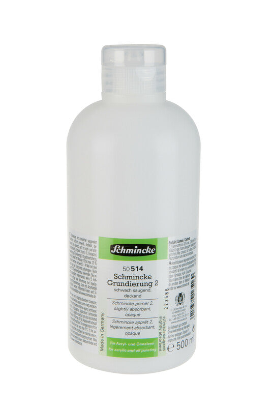Schmincke Primer 2, schwach saugende Grundierung 500 ml