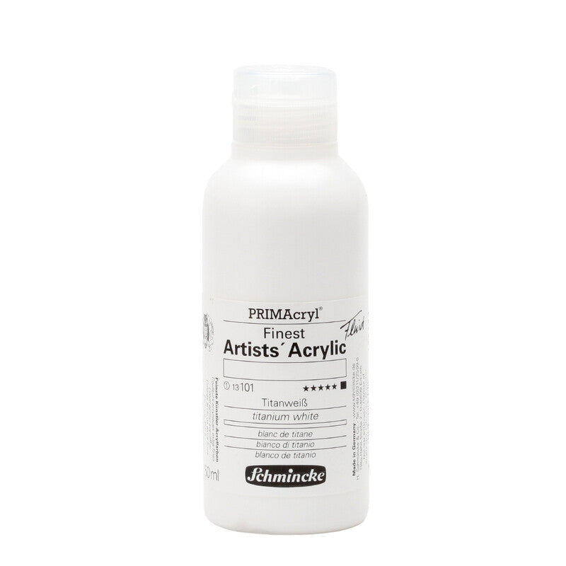 Schmincke PRIMAcryl Professional Acrylfarben 250 ml – 101 Titanweiß fluid