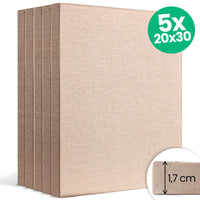 5er-Set NATURE ECO Malerei Leinwände — Bild 1