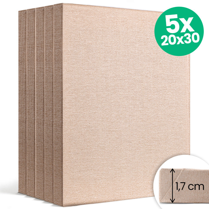 5er-Set NATURE ECO Malerei Leinwände — Bild 1