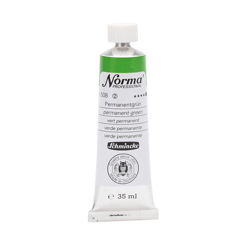 Schmincke Norma Professional Ölfarben 35 ml – 508 Permanentgrün