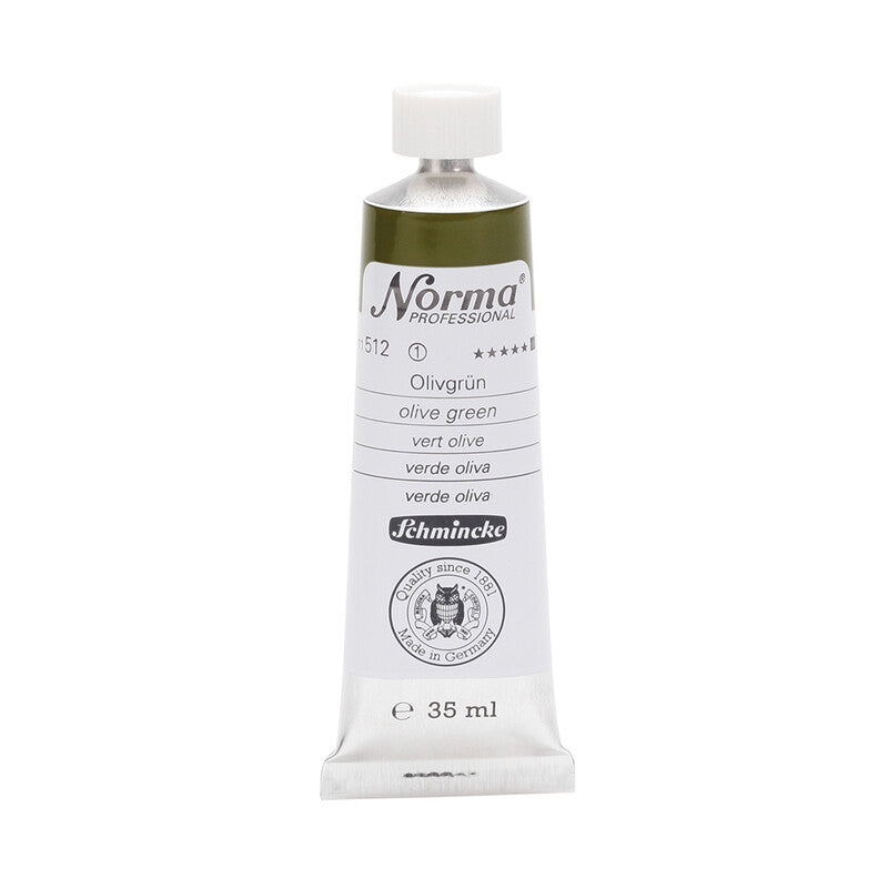 Schmincke Norma Professional Ölfarben 35 ml – 512 Olivgrün