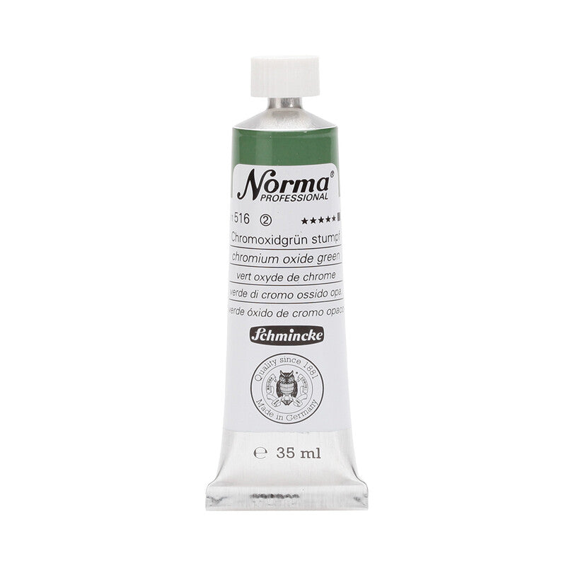 Schmincke Norma Professional Ölfarben 35 ml – 516 Chromoxidgrün