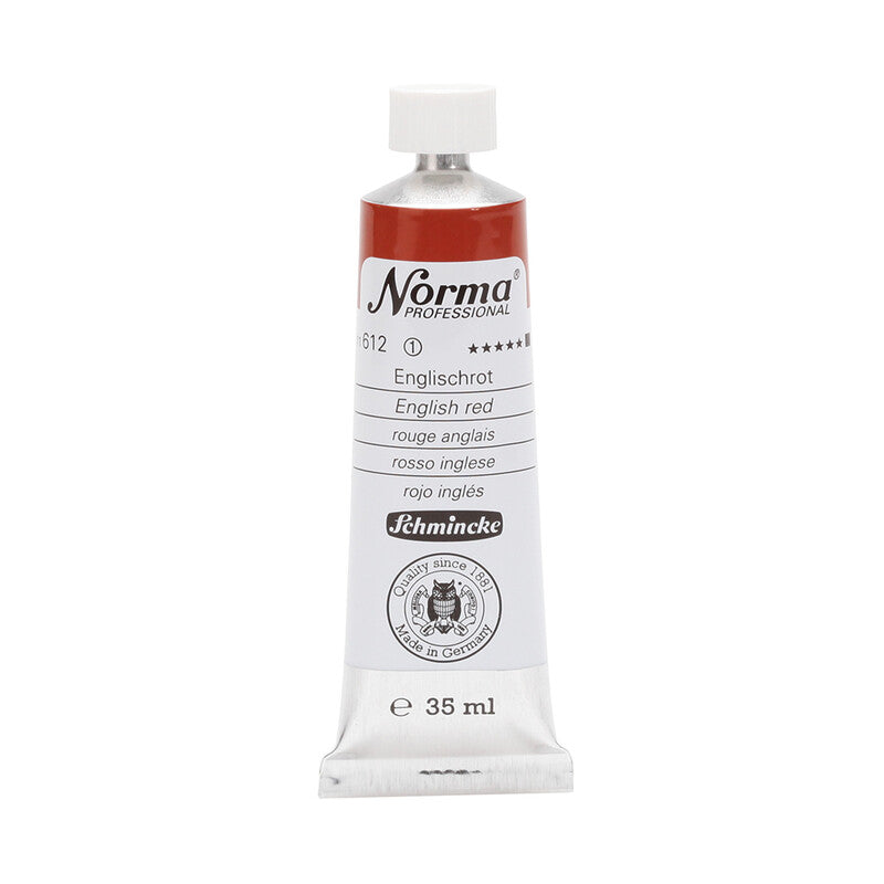Schmincke Norma Professional Ölfarben 35 ml – 612 Englischrot