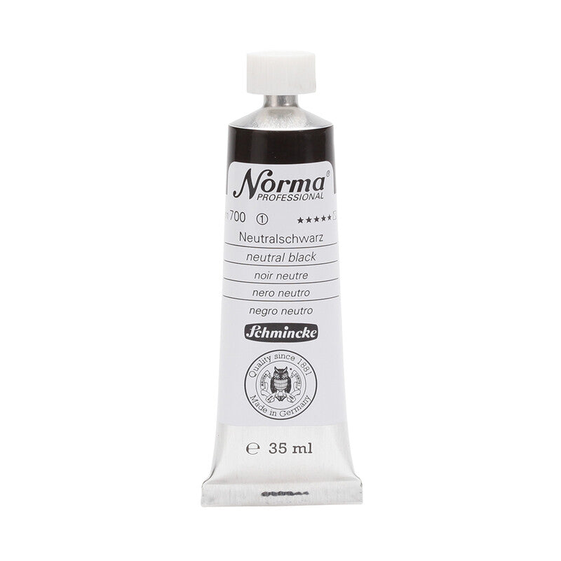 Schmincke Norma Professional Ölfarben 35 ml – 700 Neutralschwarz