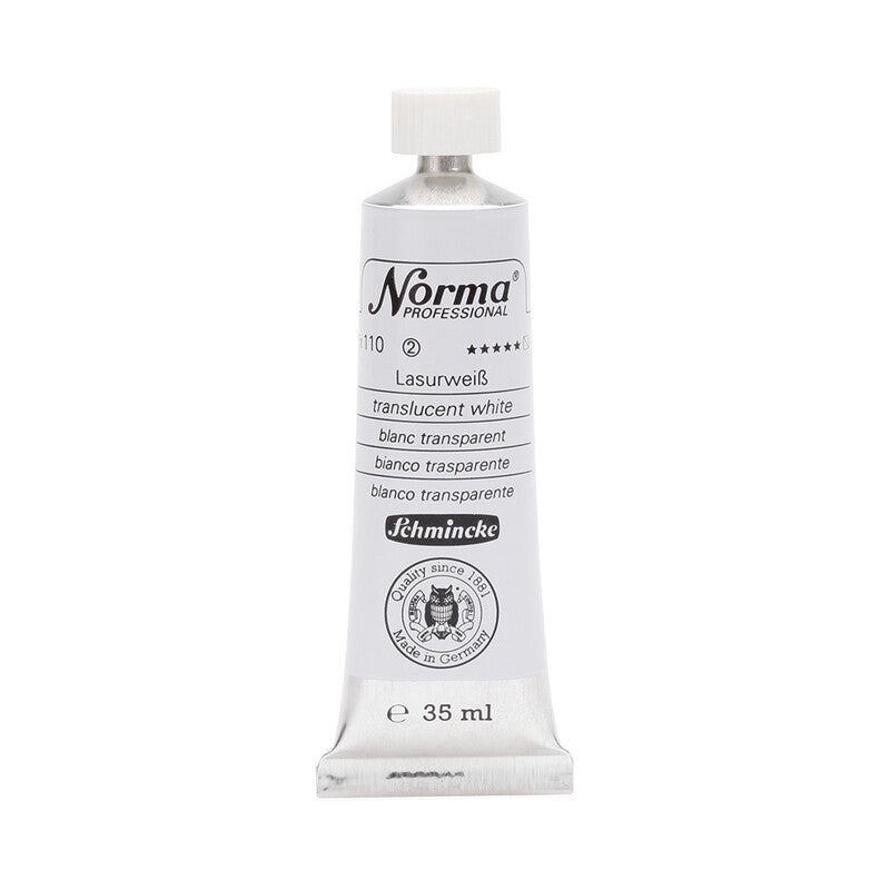 Schmincke Norma Professional Ölfarben 35 ml – 110 Transparentweiß