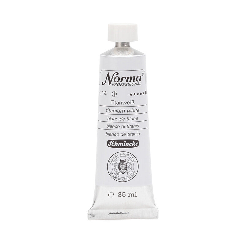 Schmincke Norma Professional Ölfarben 35 ml – 114 Titanweiß