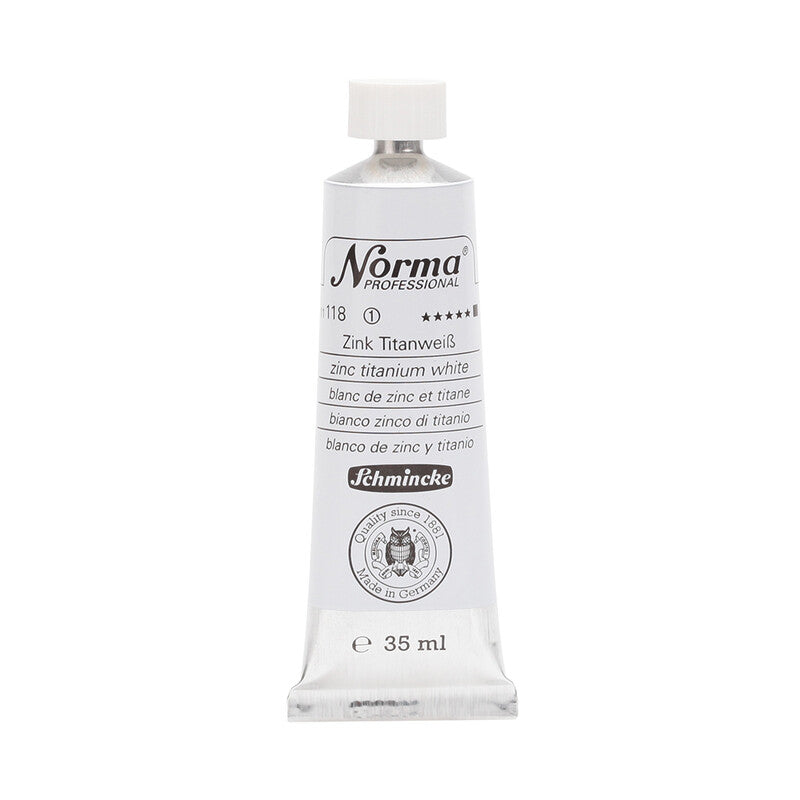 Schmincke Norma Professional Ölfarben 35 ml – 118 Zink-Titanweiß