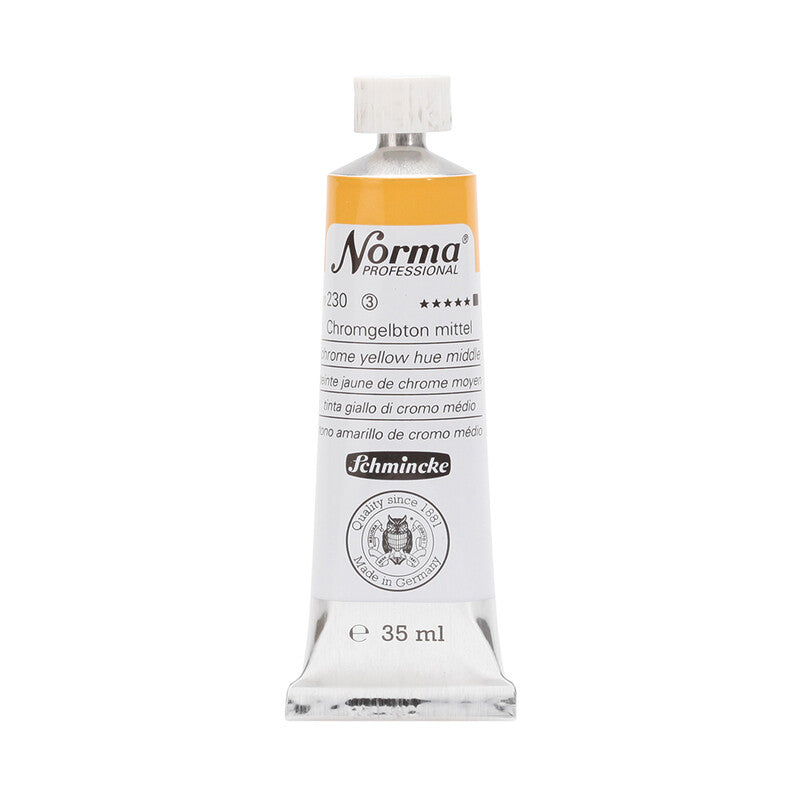 Schmincke Norma Professional Ölfarben 35 ml – 230 Chromgelbton mittel