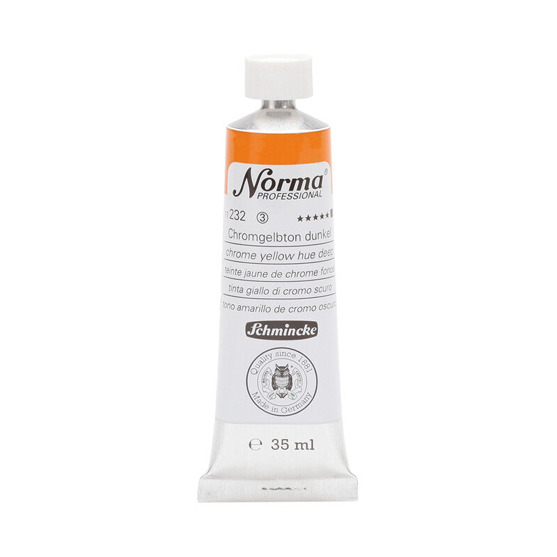 Schmincke Norma Professional Ölfarben 35 ml – 232 Chromgelbton dunkel