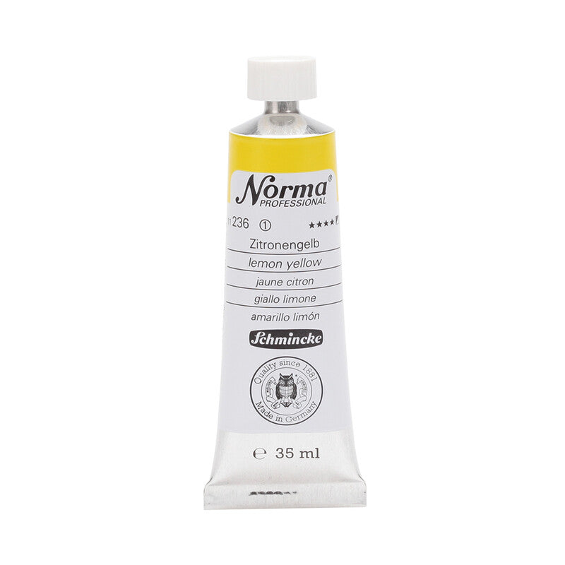 Schmincke Norma Professional Ölfarben 35 ml – 236 Zitronengelb