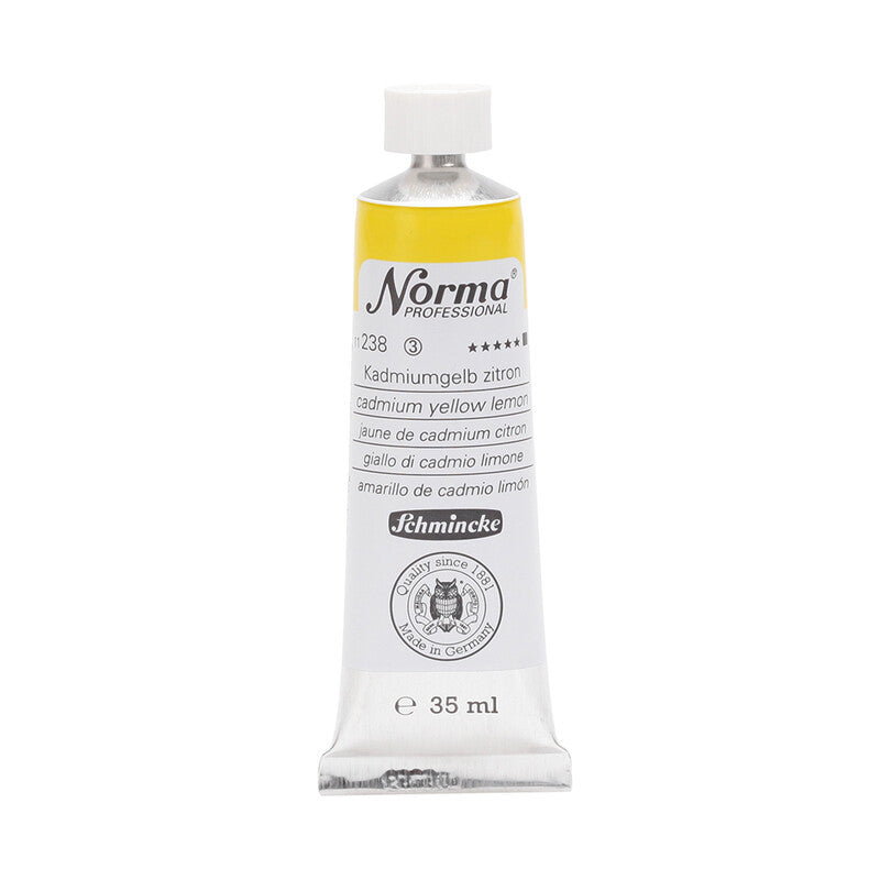 Schmincke Norma Professional Ölfarben 35 ml – 238 Kadmiumgelb Zitrone