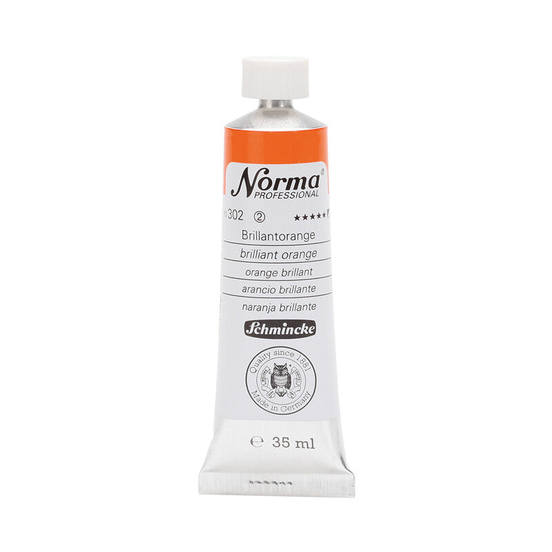 Schmincke Norma Professional Ölfarben 35 ml – 302 Brillantorange