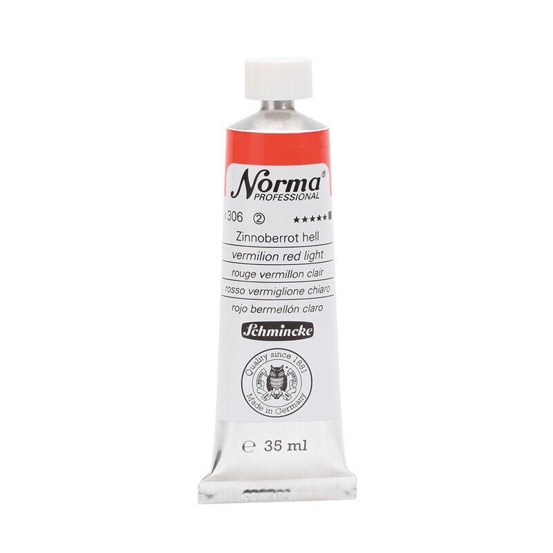 Schmincke Norma Professional Ölfarben 35 ml – 306 Zinnoberrot hell