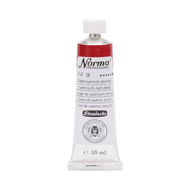 Schmincke Norma Professional Ölfarben 35 ml – 314 Kadmiumrot dunkel