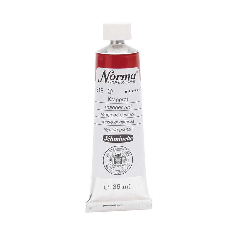 Schmincke Norma Professional Ölfarben 35 ml – 318 Krapprot