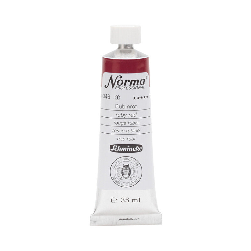 Schmincke Norma Professional Ölfarben 35 ml – 346 Rubinrot
