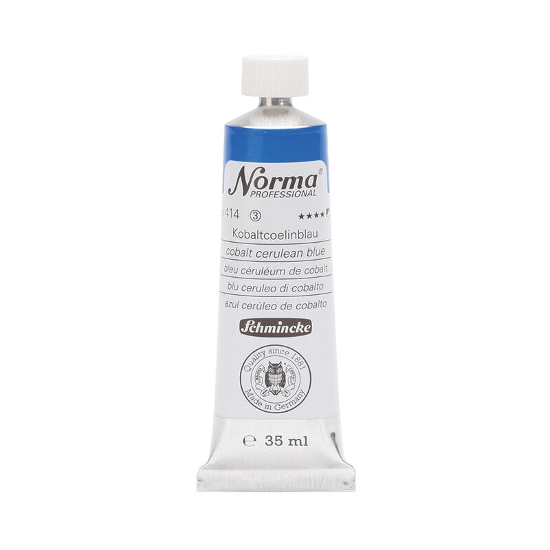 Schmincke Norma Professional Ölfarben 35 ml – 414 Kobalt Cölinblau