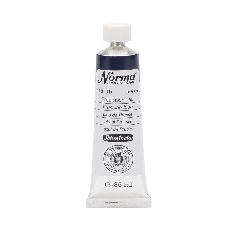 Schmincke Norma Professional Ölfarben 35 ml – 418 Preußischblau