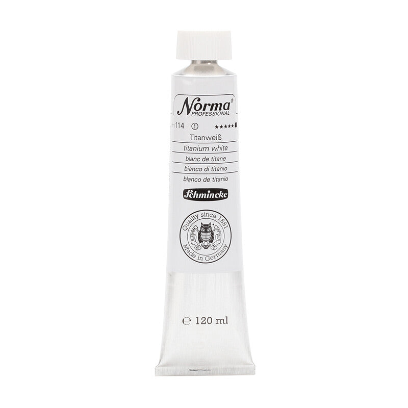 Schmincke Norma Professional Ölfarben 120 ml – 114 Titanweiß
