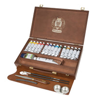 Schmincke NORMA Professional Holzkasten, 15 x 35 ml + 120 ml Weiß