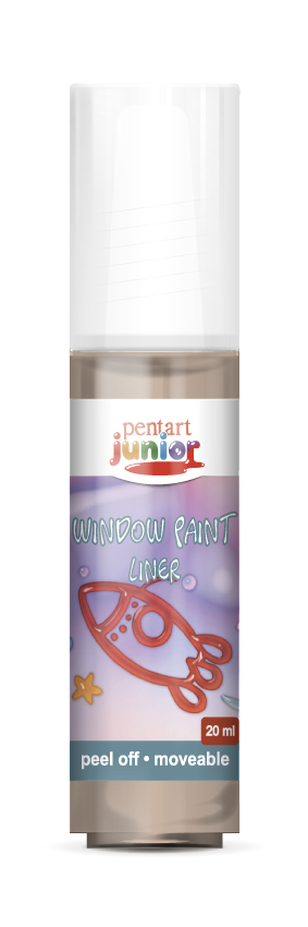 Fenstermalfarbe Window Paint 20 ml – Braun