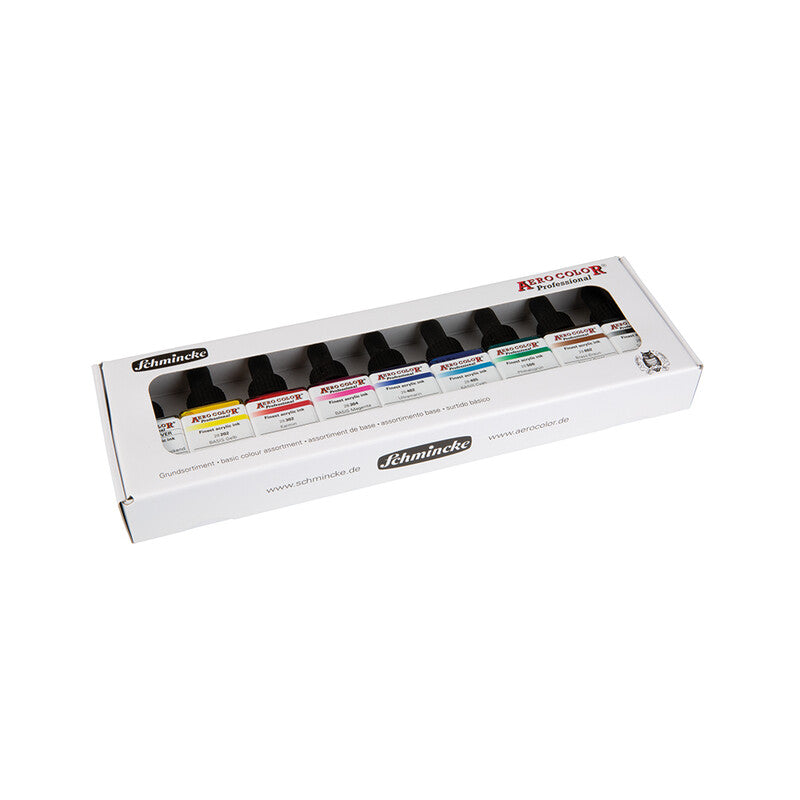 Schmincke AERO COLOR Kartonset Grundfarben 9 x 28 ml