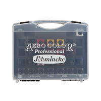 Schmincke AERO COLOR Kunststoffkasten-Set, 16 x 28 ml + 7 Leerfläschchen