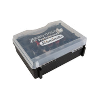 Schmincke AERO COLOR Kunststoffkasten-Set, 16 x 28 ml + 7 Leerfläschchen