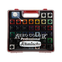 Schmincke AERO COLOR Kunststoff-Set, 37 x 28 ml + AERO CLEAN RAPID