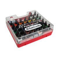 Schmincke AERO COLOR Kunststoff-Set, 37 x 28 ml + AERO CLEAN RAPID