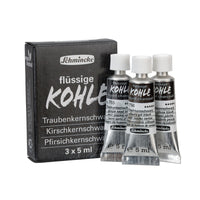 Schmincke Trio liquid charcoal Flüssige Zeichenkohle