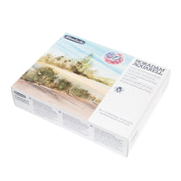 Schmincke HORADAM Super Granulation Aquarellfarben-Holzkasten – 50 x 1/2 Näpfchen