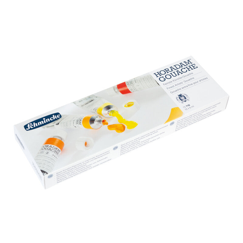 Schmincke HORADAM Gouachefarben im Metallkasten, 12 x 5 ml