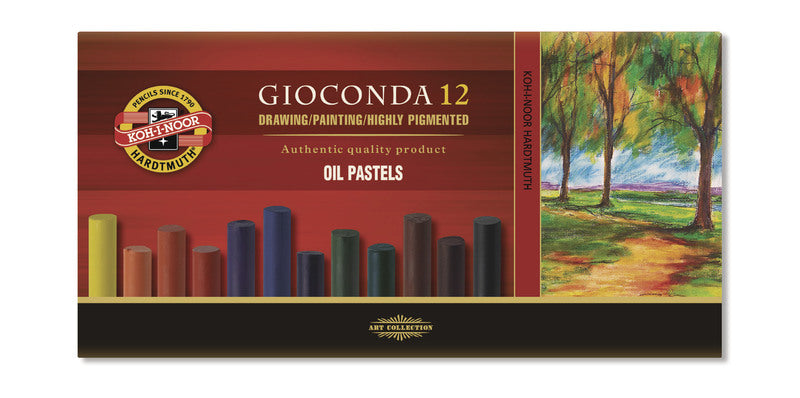 8352 Satz künstlerische Ölpastelle 12 Stück GIOCONDA — Bild 1