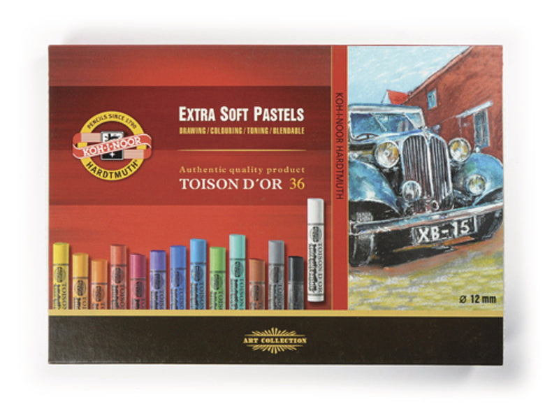 8555 Kunstpastelle EXTRA SOFT - TOISON D OR. 36Stück — Bild 1