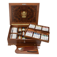 Schmincke MUSSINI Holzkasten, 37 x 35 ml + Zubehör