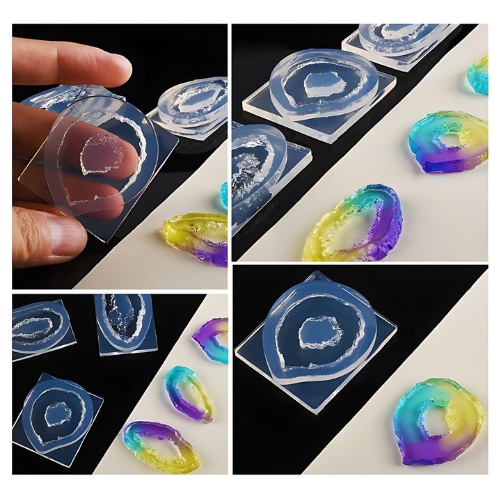 Silikon-Gussform - Geode – Detailansicht 3 | ARTMIE