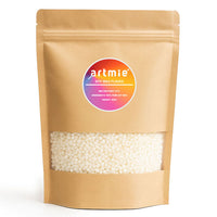 ARTMIE Unparfümiertes Sojawachs für Kerzen 400 g | ARTMIE